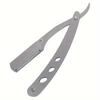 1set Men Straight Barber Edge Steel Razors Folding Shaving Knife Hair Removal Tools with Blades Foldable Hair Blade Barber Straight Razor