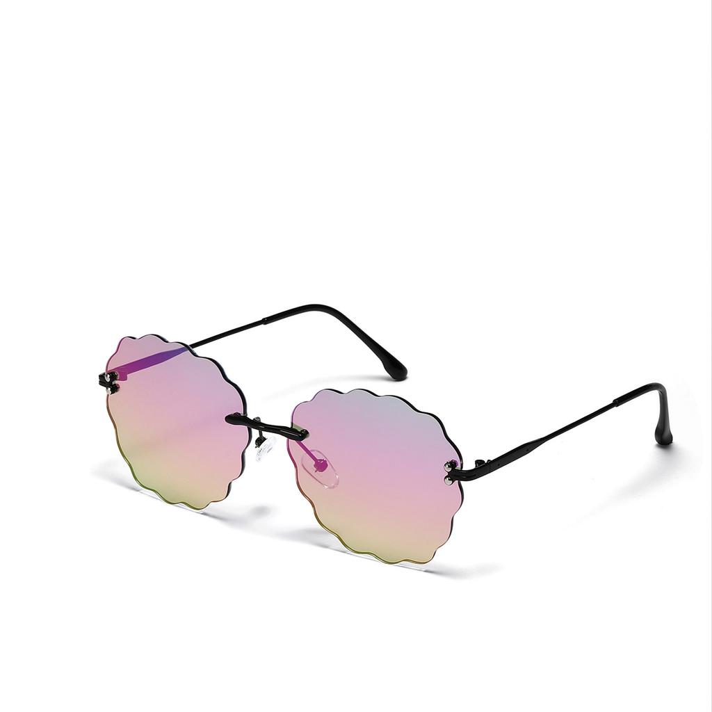 Солнцезащитные очки Cloud Rimless, женские волнистые солнцезащитные очки, мужские очки