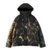 Мужская камуфляжная короткая куртка-пуховик с капюшоном на осень и зиму, легко сочетается, модная и универсальная, модная, свободная и универсальная, простая мода