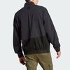 Adidas City Escape Track Top With Solid Color Logo Stand Collar Long Sleeve Jacket Men Tops Black IA3085