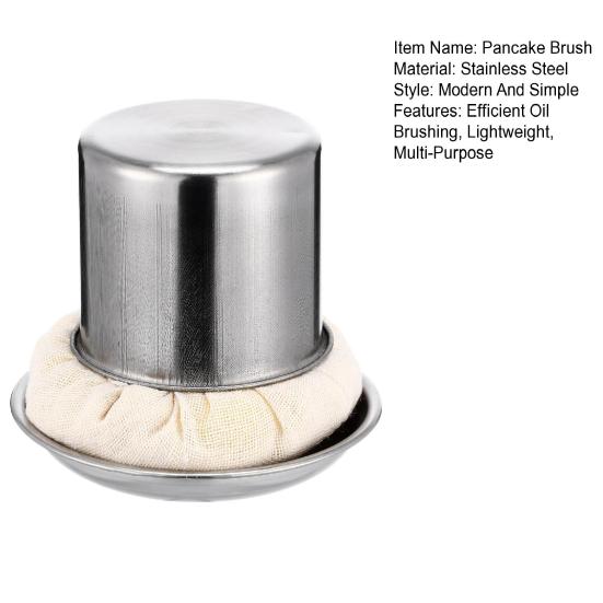 1 Set Pancake Grease Brush Professional Crepe Oil Applicator