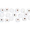 FSC 100% Wooden Beads, Polished, 8mm 82 Pieces , White