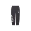 Li Ning X Star Wars Collaboration Letter Print Cuffed Loose Breathable Knitted Sports Pants Men Pants Black AKLTB47-1