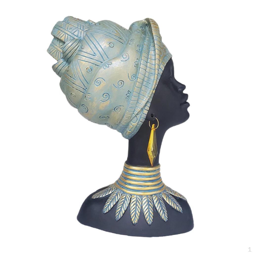 Африканская статуя женщины, дамский бюст, женская скульптура для гостиной