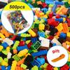 Горячие 500 Штук Строительные Блоки Город DIY Креативные Кирпичики Оптом Детские Игрушки Совместимы со Всеми
