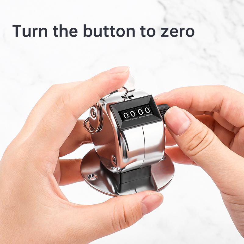 Digital Hand Tally Counter 4-Digit Golf Clicker Training Mini Handheld Mechanism for Sports And Games 1