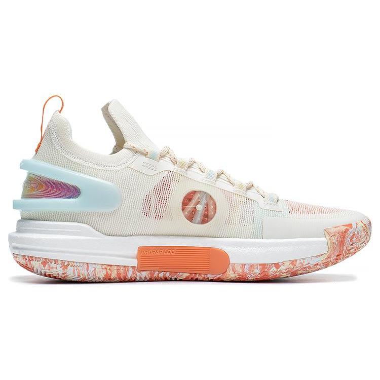 Li Ning Speed 9 Ультранизкие Удобные Износостойкие Дышащие Низкие Баскетбольные Кроссовки Мужские Цвет Экрю ABAT017-2