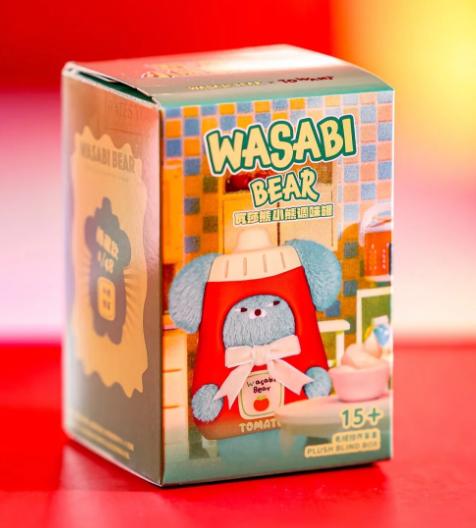 Genuine Wasabi Bear Seasoning Jar Series Blind Box Novelty Vinyl Plush Doll Make You The Most Beautiful Girl Birthday Gift