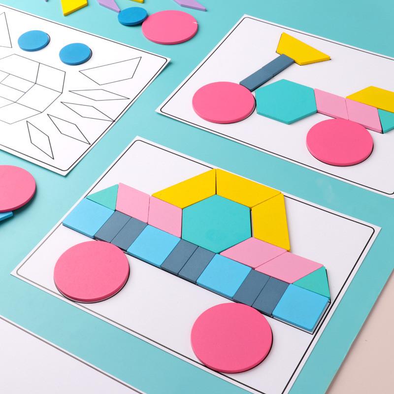 Деревянный креативный пазл из 180 деталей для сортировки по цветам для детей раннего возраста