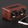 Ретро Деревянный Bluetooth Динамик Компьютерный Динамик Саундбар Стерео Звук Сабвуфер Коробка Для Macbook Ноутбука Ноутбука ПК TF Карта Музыкальный Плеер Проводная Акустическая Система