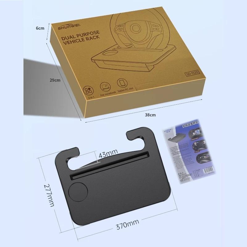 New Portable Car Laptop Computer Desk Mount Stand Eat Work Car Steering Wheel Dining Table BracketDrink Food Coffee Tray Board