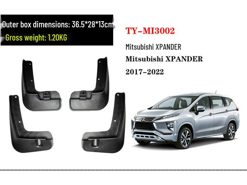 Совместимые накладки на крылья для Eclipse Cross 2018 (09-2020) и ASX, Mitsubishi XPANDER.