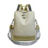 Soft Leather Backpack Women's Large Capacity Schoolbag PU Commuter Travel Multi-Purpose Backpack