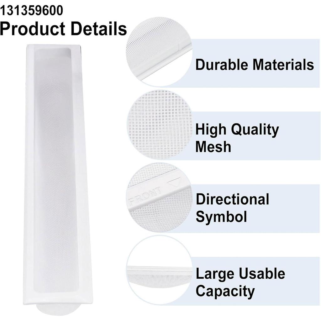 131359600 Dryer Lint Filter for Frigi-daire, ken-more, G-E Dryers Repalce 5304516871,131152700,131359601,131359602,131359603