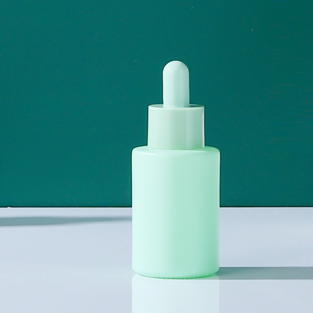 Флакон-капельница цвета макарон Цветное стекло Косметический флакон-диспенсер 30 мл Флакон для масла аттар Женщины