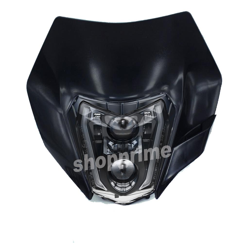 Мотокросс Эндуро Двойной спорт Свет E24-маркировка Мотоциклетная светодиодная фара для TC FE TE EXC XCW XCF 125 250 300 350 450 530 690 SMR