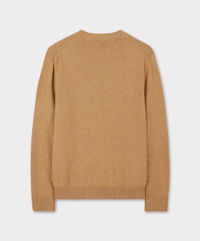 BROOKS BROTHERS [Heritage] Wool Cashmere Solid Sweater (Orange) (Bbwrmhg412)