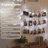 Rechargeable Copper Wire String Lights 8Lighting modes Fairy Light Timer Detachable Design for Halloween Wedding Christmas Decor