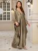 Luxuary Beach Cover Ups Golden Kaftans for Women Bust Hand Woven Maxi Dresses Summer Holiday Bathing Suits