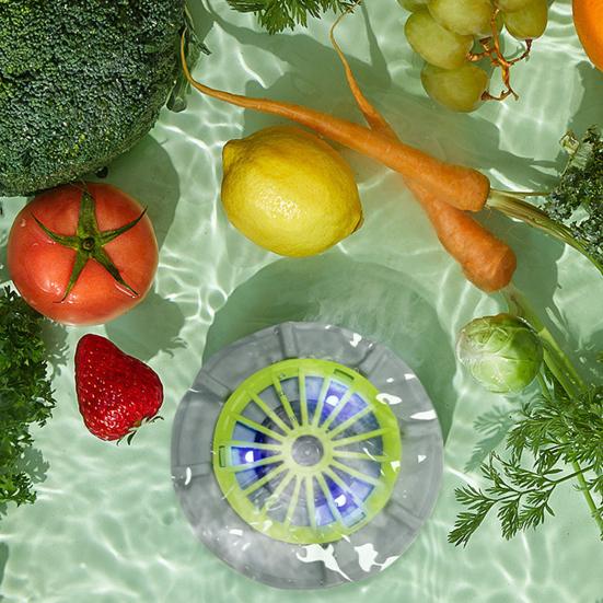 Портативная мойка для фруктов и овощей IPX7 Водонепроницаемая Компактный дизайн Портативное автоматическое ультразвуковое беспроводное устройство для чистки овощей