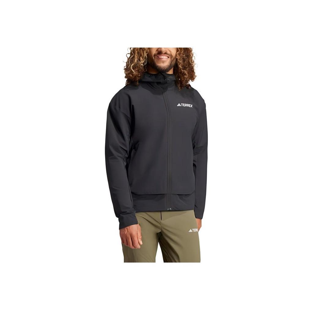 Adidas Terrex Multi Softshell High Neck Solid Jacket Men Jackets Black IX1490