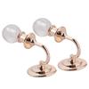 2pcs Alloy Wall Lamp Model Decoration Display Lamp for 1:12 Doll House Accessories