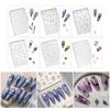 3D Silicone Nail Art Mold Beautiful Butterfly Nail Art Making Tool Mould for DIYs Nail Decorations Nail Art Templates