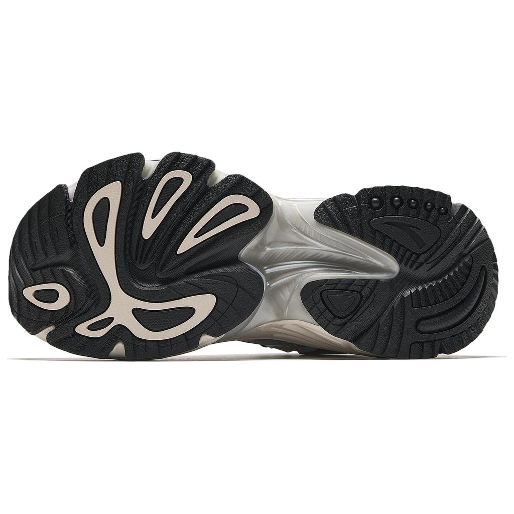 New Anta Anti Slip Wear Resistant Low Top Chunky Sneakers Women's Gray Silver 922518891-2