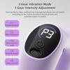 Handheld Electric Fascia Ring Rechargeable Mini Massager With Belt Vibration Fat Burning Shoulder Neck Back Muscle Relax