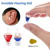 Hearing Aids for Deafness Elderly Invisible Hearing Aid Digital Sound Amplifier Intelligent Noise Reduction Adjustable Volume Ear Aids