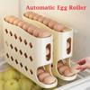 Автоматический ролик для яиц, большой вместимости, органайзер для яиц, прочная подставка-ролик для яиц