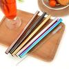4Pcs 304 Stainless Steel Straw Reusable Metal Straws Set 12mm Diameter Bubble Tea Milkshake Drinking Boba Straw with 2pcs Brush
