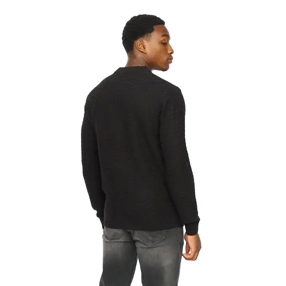 Duck and Cover Mens Matera Textured Knitted Jumper