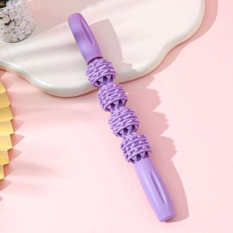 1 шт. Ролик для массажа йоги - Ручной массажер для глубоких тканей для расслабления мышц, похудения ног и растяжки икр