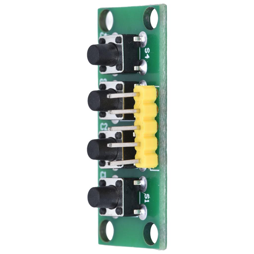 4 Pin Keyboard Module 4 Independent Buttons Keypad Control Switch for Electronic Experiment
