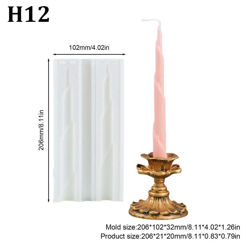 1 шт. спиральная коническая форма для свечей, коническая форма для изготовления свечей своими руками, силиконовая форма для свечей, форма для изготовления свечей, поворотная форма для свечей, силиконовая форма для свечей