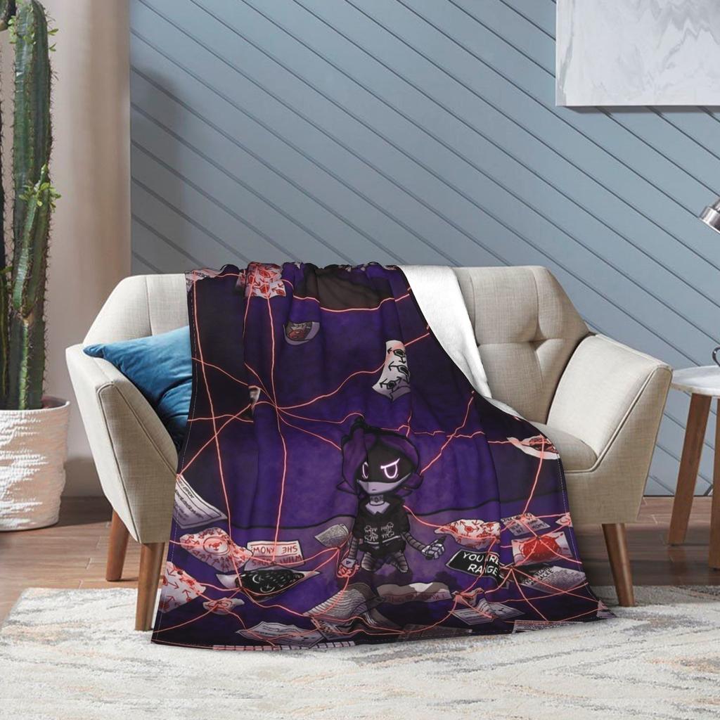 Murder Drones Throw Blanket for Couch Cool Doorman Soft Cozy Plush Blanket 50x60 Inches Multi-size Bedspreads for All Seasons