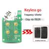 Совместимо с Renault Koleos, Kadjar, Megane Плата Circuit Board для смарт-карты 434 МГц 4A-7953M