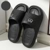Outdoors Summer Women Men Flat Thick Platform Slippers Non-Slip Cartoon Home Bath Sandals Beach Slides Couples Ladies Shoes
