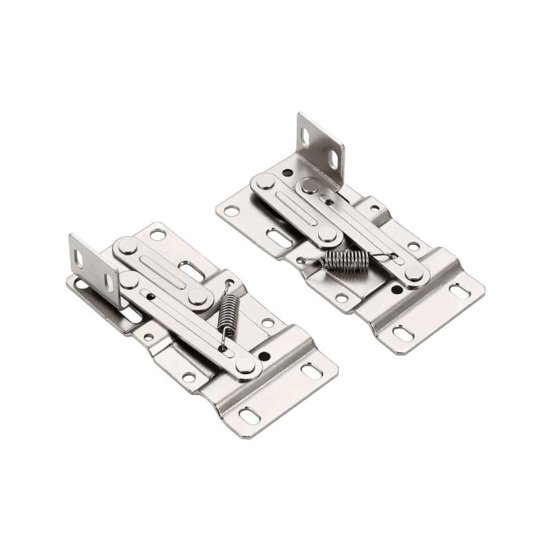 2pcs Kitchen Cabinet Tip-Out Trays Hinges Self-Closing 45 Degree Pivot Hinge for Sink Drawer Bathroom Organizers Shoe Cabinets