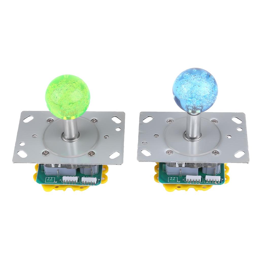 20 светодиодных кнопок для аркадных игр своими руками, 2 джойстика, 2 USB-кодера, игровой комплект деталей