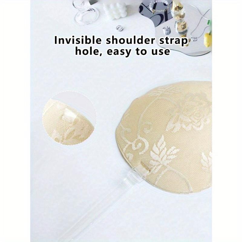 1pc Push Up Lace Invisible Push Up Bra With Transparent Straps For Women Wedding Dresses, Suspenders, Bras
