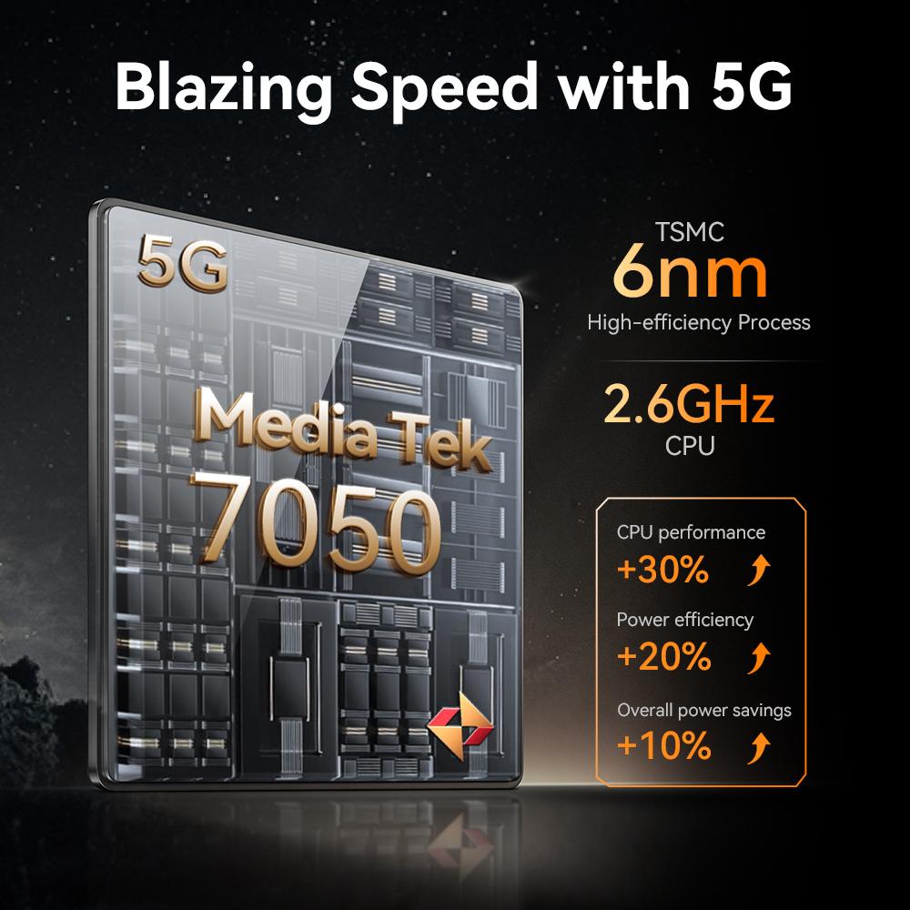 Cubot KINGKONG X, защищенный смартфон 5G, MTK Dimensity 7050, 16 ГБ ОЗУ 256/512 ГБ ПЗУ, аккумулятор 10200 мАч, экран 6,583 дюйма FHD+120 Гц, NFC, WiFi 6