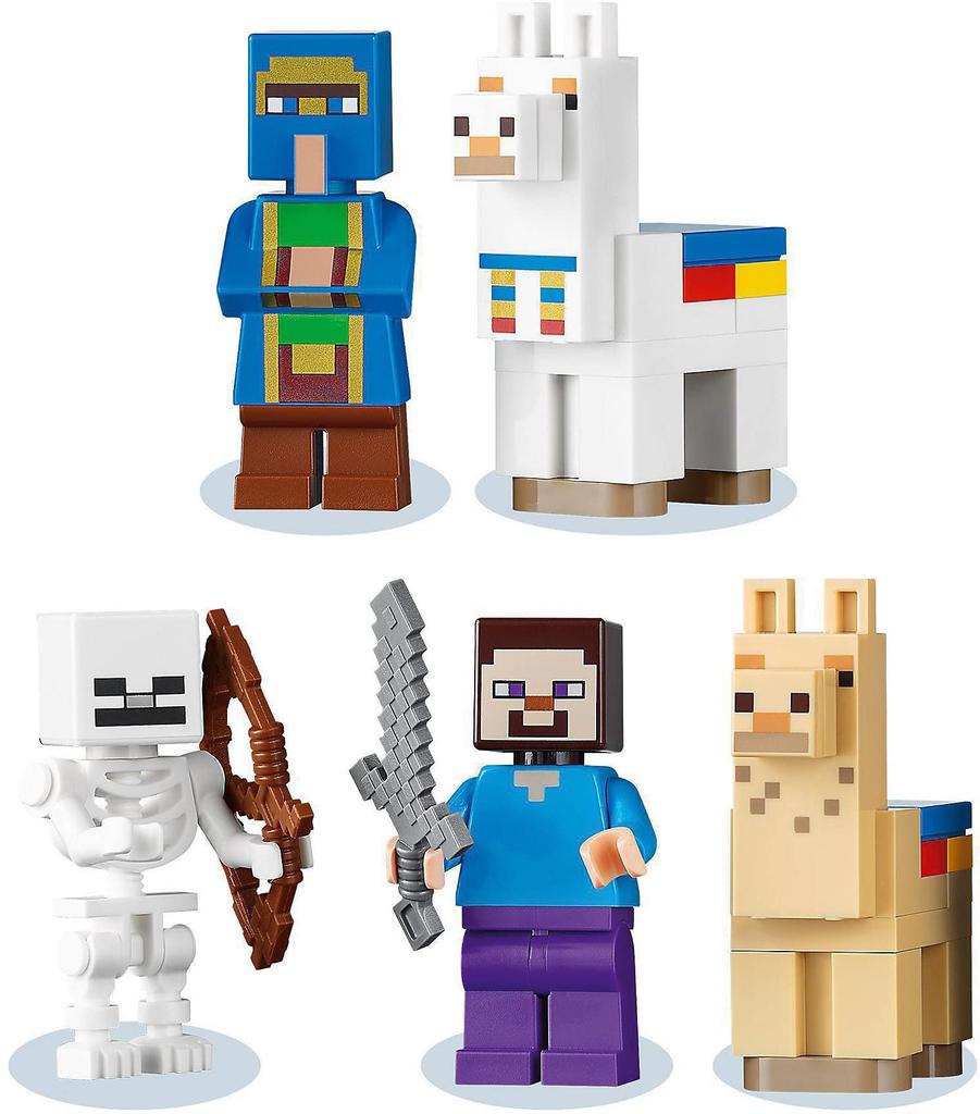 LEGO Toy Minecraft Villager Trading Post Boys Girls Minecraft Goods Game Toy Educational Toy Birthday Present Gift LEGO Block 21167 8 Years Old and Up