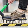 New Men'S Shoes Summer Work Safety Shoes, Men'S Anti Piercing Work Shoes, Protective Shoes, Safety Boots