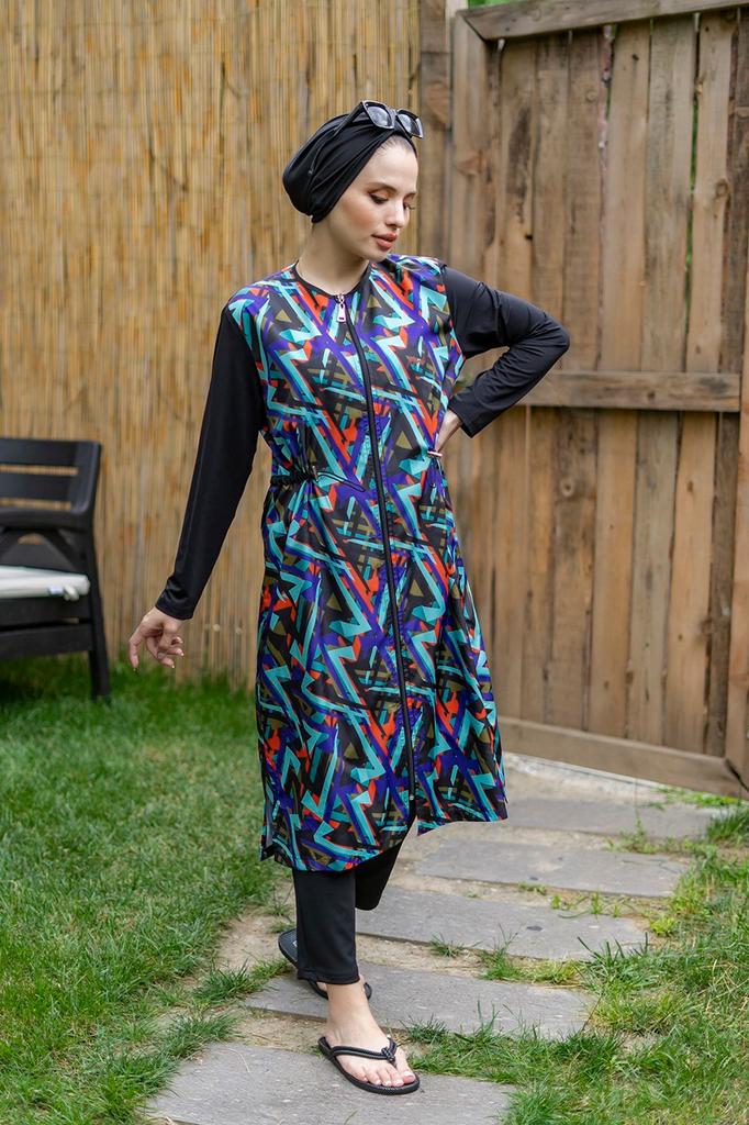 Женский Мусульманский Скромный Исламский Полный Чехол Буркини Пляжный Купальный Костюм Купальники Хиджаб Пляжная Одежда Купальник 