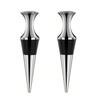 2pcs Conical Shape Wine Bottle Stopper Zinc Zinc Zinc Alloy Wine Preserver Bar Tool Wine Saver  Restaurant