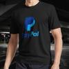 Логотип Paypal Активная футболка Смешной размер Мода Американская футболка