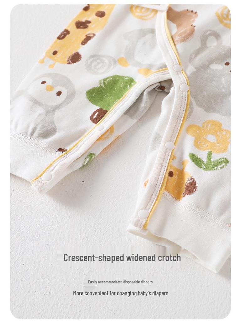 Детский боди из чистого хлопка - Монашеский комбинезон для новорожденных на все сезоны (0-3 месяца)