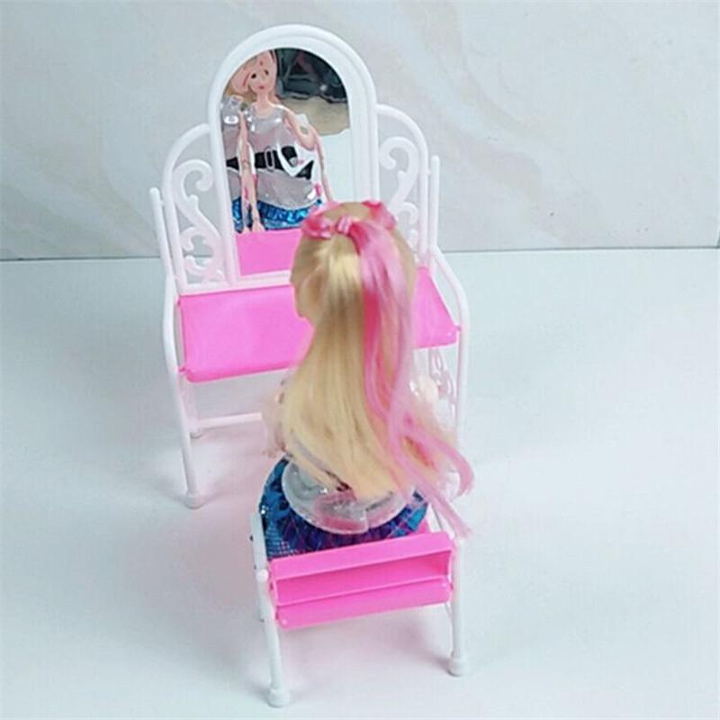 Мебель для кукол туалетный столик и стул